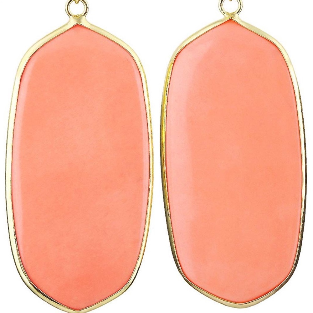 Orange Howlite Turquoise(Oval)